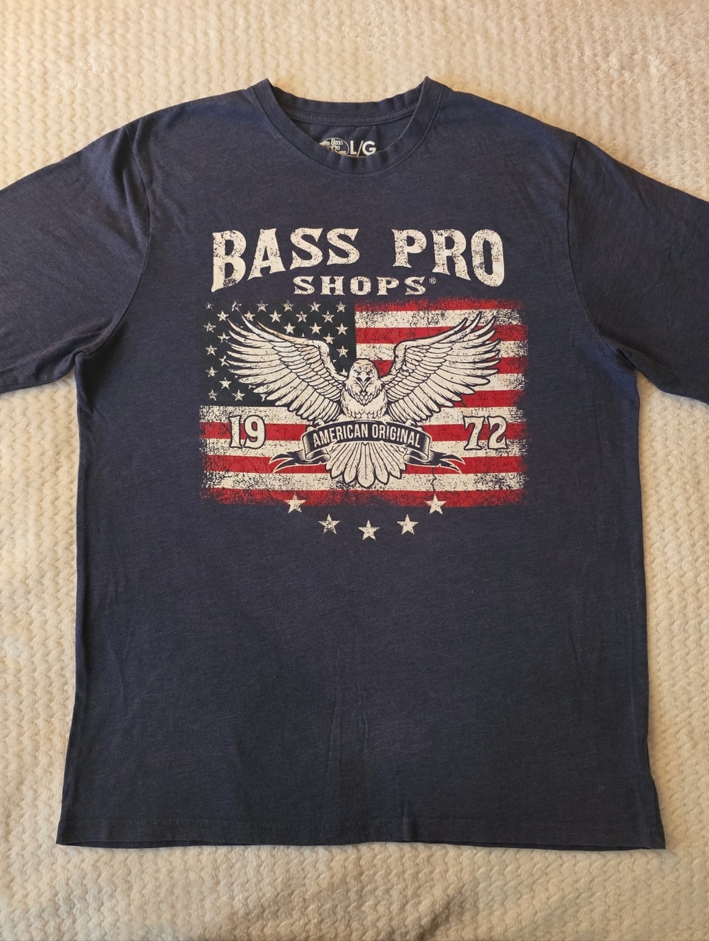 Bass Pro Shops Navy Short-Sleeve Eagle & Flag Graphic Tee